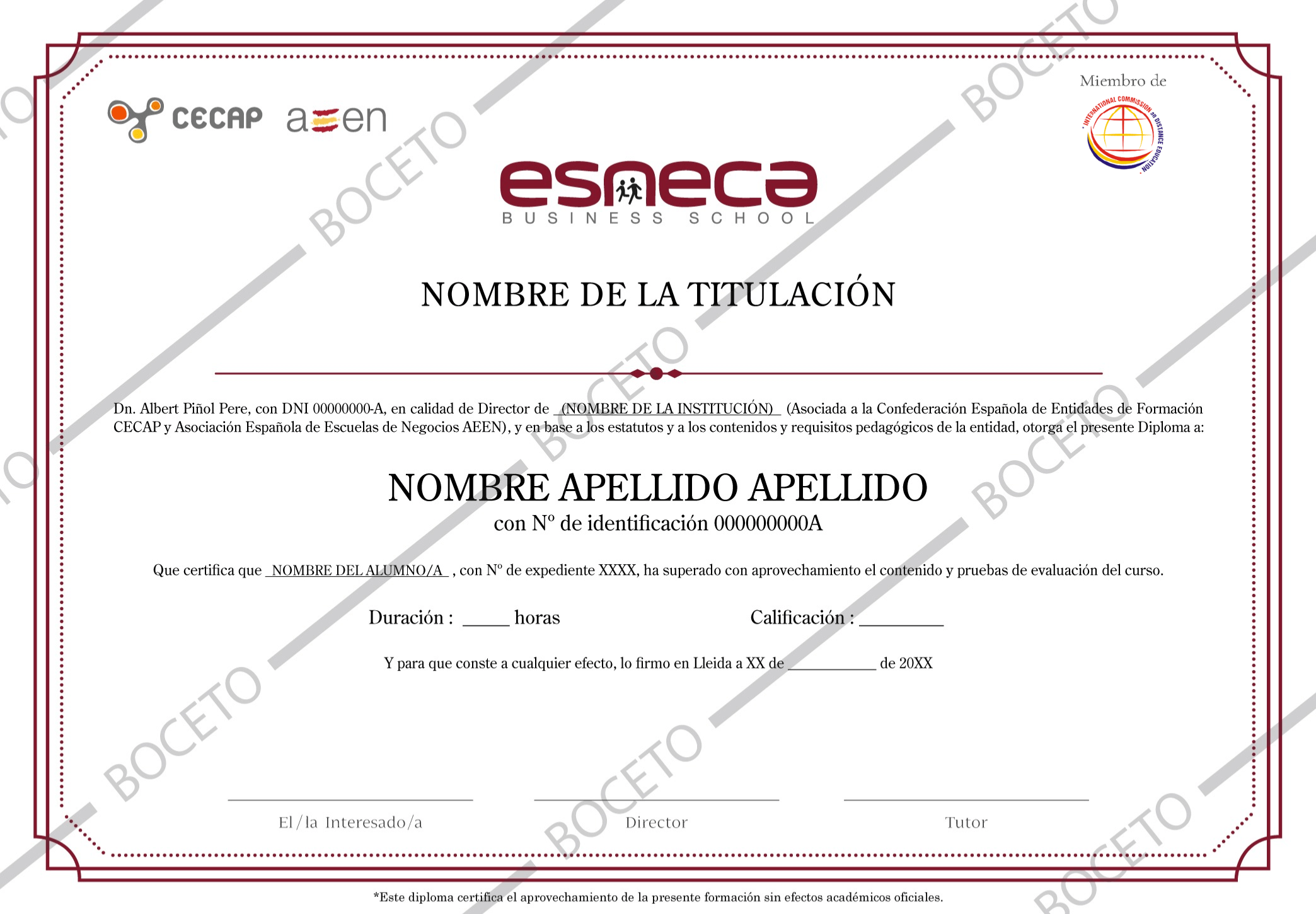 ESNECA Diploma Esneca Business School