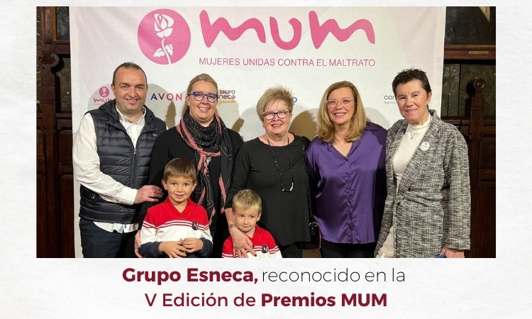 Esneca recibe el premio Asociación MUM en su V edición